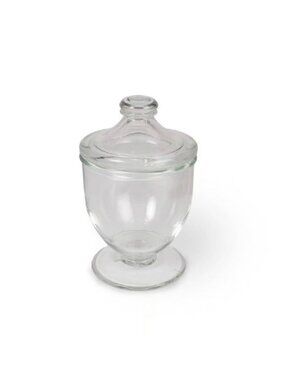 Target Clear Glass Pedestal Canister Jar Candy Decor Storage Holiday